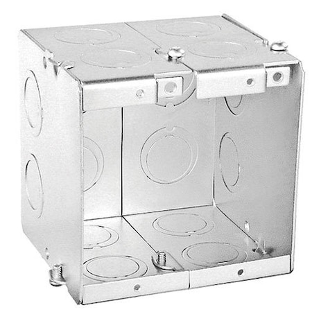 Southwire Electrical Box, 42 cu in, Masonry Box Type, 2 Gangs, Steel TB-235-G